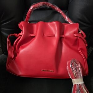 New Badgley Mischka Crossbody ‎ Purse With Tags Red
